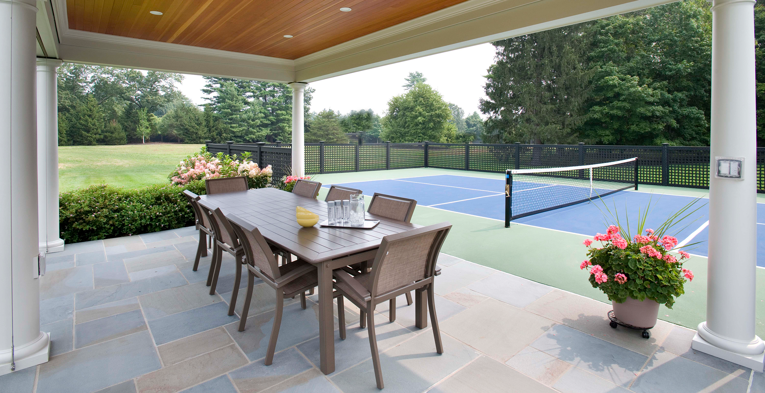 Pickleball Court and Pavillion by KVC Builders and 360 Home